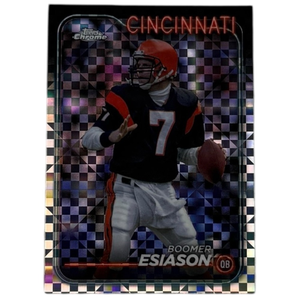 Boomer Esiason X Fractor 2024 Topps Chrome Football #27 Bengals
